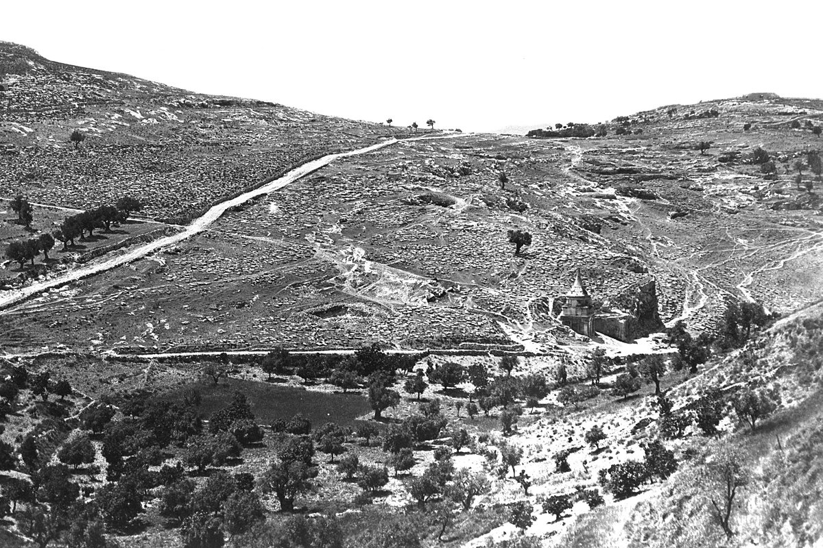 Felix Bonfils, Kidron Valley and Mount Olives, 1880