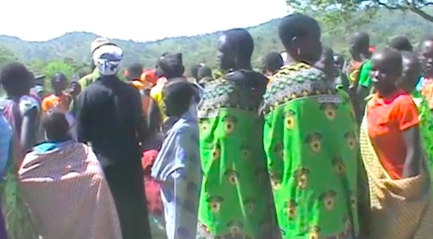 Ngatuba Village is in Budi County,    in Eastern Equatoria, the youth gather for a holiday dance